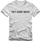 Pet Shop Boys Camiseta Tradicional T-shirt Algodão 30.1 Silk
