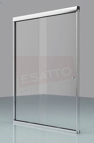 Esatto® Cancel Baño Recto Cristal Transp Templado 100 Cms 