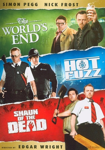Dvd Hot Fuzz + Shaun Of The Dead + The World´s End / 3 Films