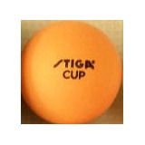 Pelota De Ping Pong Stiga Cup Blanca Y Naranja