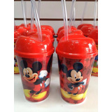 Vaso Pitillo Mickey Sorpresas Fiestas Piñatas Regalos