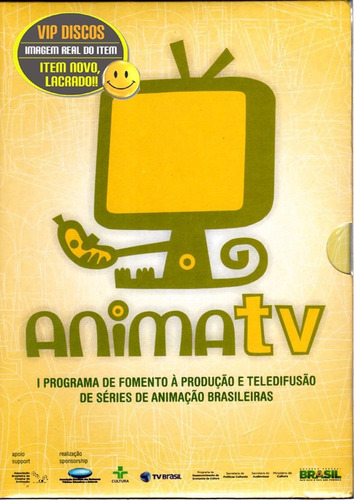 Dvd Anima Tv Animação Brasileira - Box Com 9 Dvds Lacrados!!