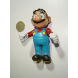 Mario Bross De Vinil Duro Muñeco De Plastico Antiguo Vinil