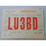 Postal Radio Aficionado Buenos Aires 1932