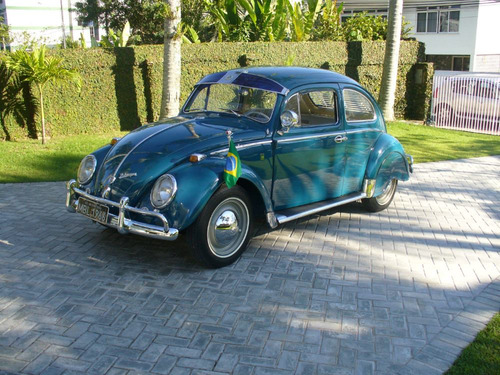 FUSCA 1966, 1200 CC, 6 VOLTS, PLACA PRETA DO ANO