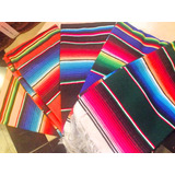 Sarape De Saltillo Artesanía Mexicana Mini 50x110 