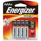 Baterías Energizer Max Aaa 4-conde