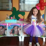 Vestido Niña Tutu Personalizado Princesa Sofia Moana Minnie