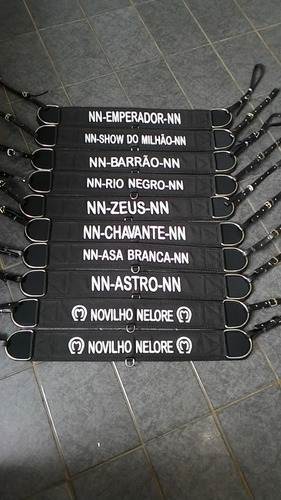 Kit 10 Peitorais Personalizados Em Inox E Forro De Neoprene