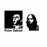 Peter Gabriel Stencil Plantilla X2 Unidades Y Personalizados