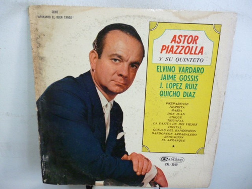 Astor Piazzolla Preparense Vinilo Argentino