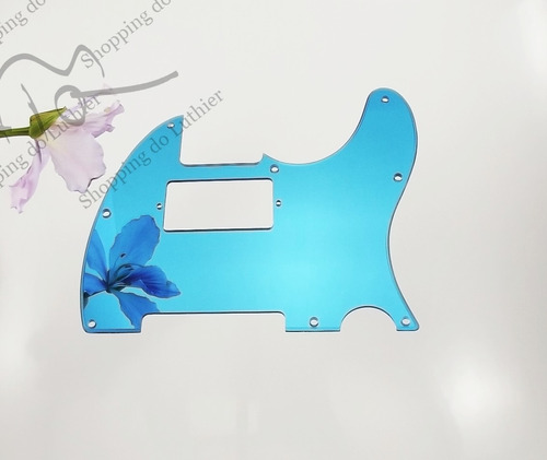 Escudo Telecaster Am Std Humbucker Espelho Azul