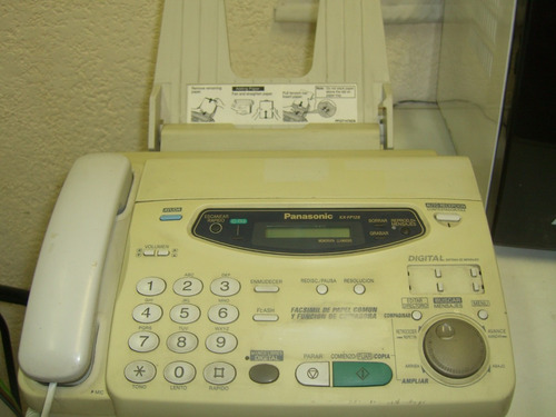 Fax Panasonic Excelente Estado. Utiliza Hoja A4 Mod Kx-fp128