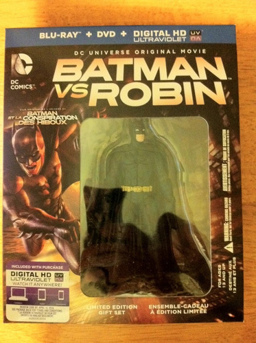 Batman Vs. Robin Steelbook Target/best Buy Blu Ray Exclusivo