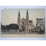 Bilhete Postal Catedral Curitiba Paraná