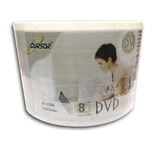 Pack 100 Unidades Dvd-r Virgen Cursor Estampado Logo 8x