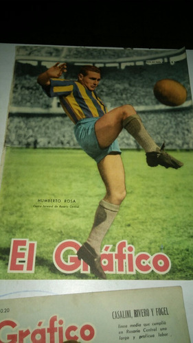 Revista El Grafico -  Solo Tapa - Rosario Central - Rosa