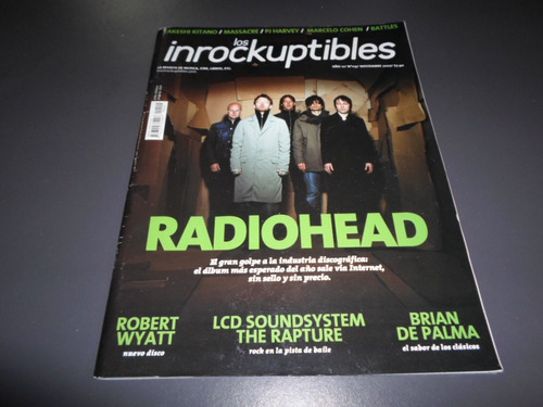 Inrockuptibles 119 Radiohead Robert Wyatt Pj Harvey D Grohl