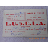 Postal Radio Aficionado C/sello Postal Adrogue Bs.as.1962