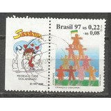 106 Sls- Lote 2 Selos- Seninha Criança Cidadania Brasil 1997