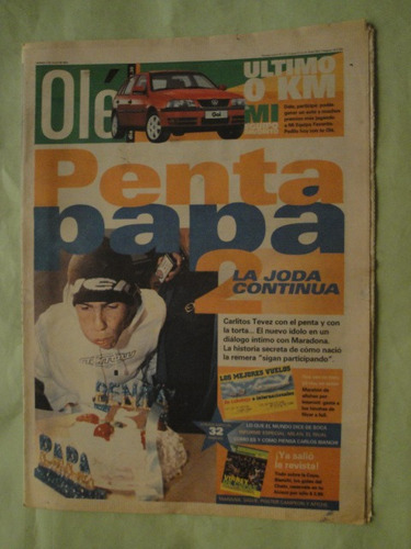 Diario Ole Boca Juniors Penta Campeon 2003