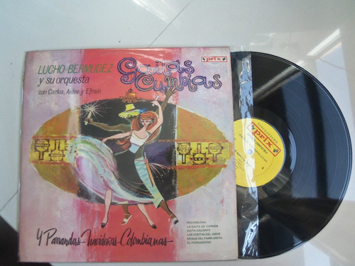 Vinyl Vinilo Lp Acetato Gaitas Y Cumbias De Colombia Y Venez