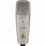 Microfono De Condensador Behringer C1u Conexión Usb