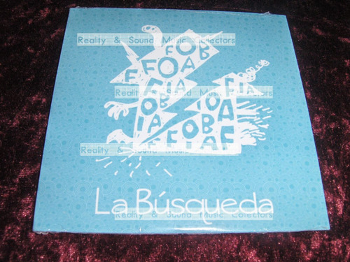 Fobia La Busqueda Cd Single Original De Coleccion