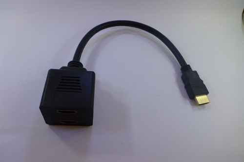 Cable Splitter Divisor Señal Hdmi Conecta Dos Aparatos 