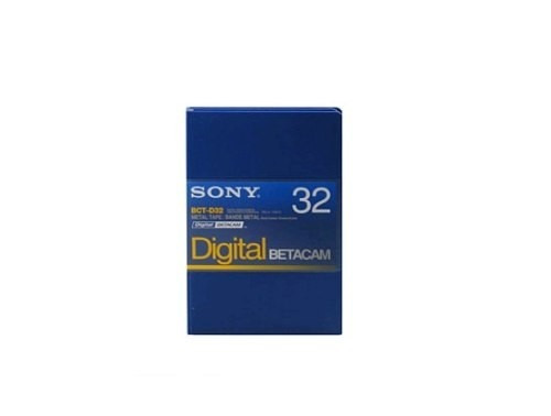 Fita Betacam Video Digital Sony Bct-d32 32 Minutos