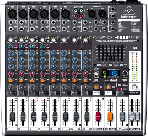 Consola Behringer Xenyx X1222 Usb Con Efectos