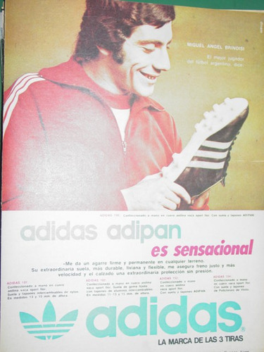 Publicidad Clipping Miguel Angel Brindisi Botines adidas