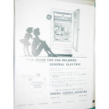 Publicidad Clipping Recorte Heladeras General Electric Mod4
