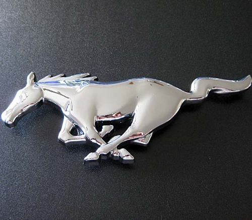 Emblema Caballo Ford Mustang Cromado  Foto 4