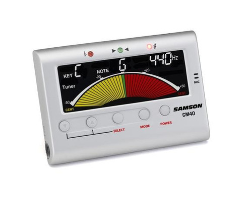 Samson Cm40 Afinador Con Metrónomo Pantalla Lcd