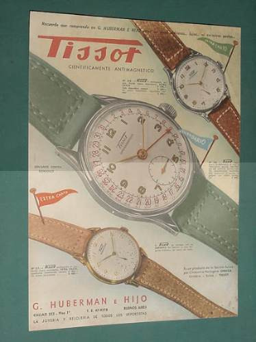 Publicidad - Tissot Relojes Cientificamente Antimagneticos