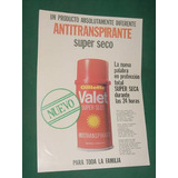 Publicidad Valet Gillette Antitranspirante Super Clipping