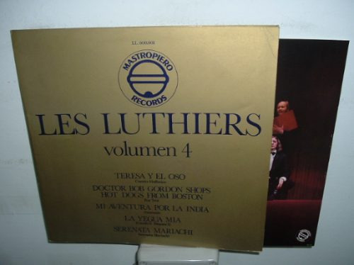 Les Luthiers Volumen 4 Vinilo Argentino Insert