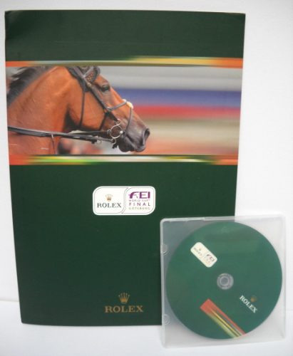 Carpeta Y Cd De La Copa Del Mundo Rolex Fei Equitacion