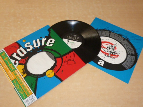 Erasure The Circus Vinilo Japones Autografiado Con Obi