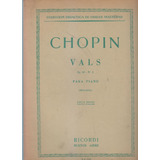 Vals Op 69 Num 2 Chopin Partitura Para Piano Ricordi