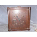 Antiguo Reloj De Pared Marca Robinson Electrico