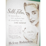 Publicidad Antigua Helena Rubinstein Maquillaje Silk Film