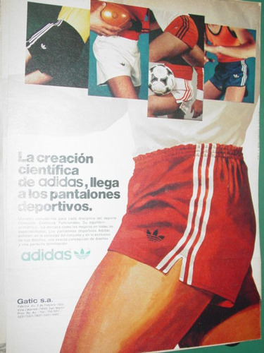 Publicidad Clipping Pantalones Deportivos adidas Gatic