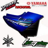 Cacha Bajo Asiento Yamaha Ybr 125 Original Azul Derecha Fas