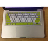 Protetor Teclado Silicone Macbook Pro Air Retina Azul Branco