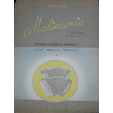 Fryderyk Chopin  Malinconia (tristezza) 1946  Ricordi Milano