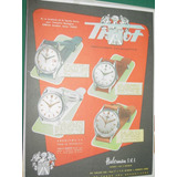 Publicidad Antigua Relojes Tissot Huberman Buenos Aires Mod2