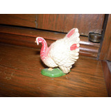 Egtoys Miniatura Plastico Pavo Animal De Granja Antiguo