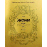 Partitura Beethoven Orchestra No.4 Em Sol Maior Contra Baixo